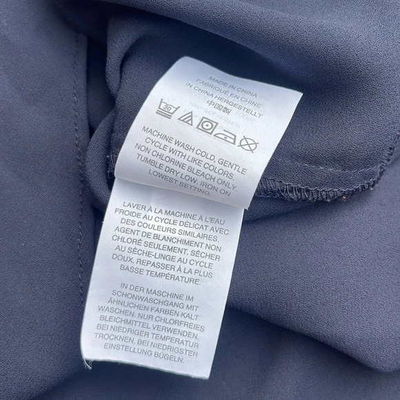 J. Crew Flowy Tank Top, navy - Picture 6 of 6